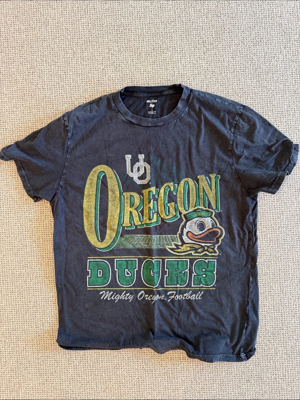 Hollister Oregon Ducks relaxed for Tee - size L